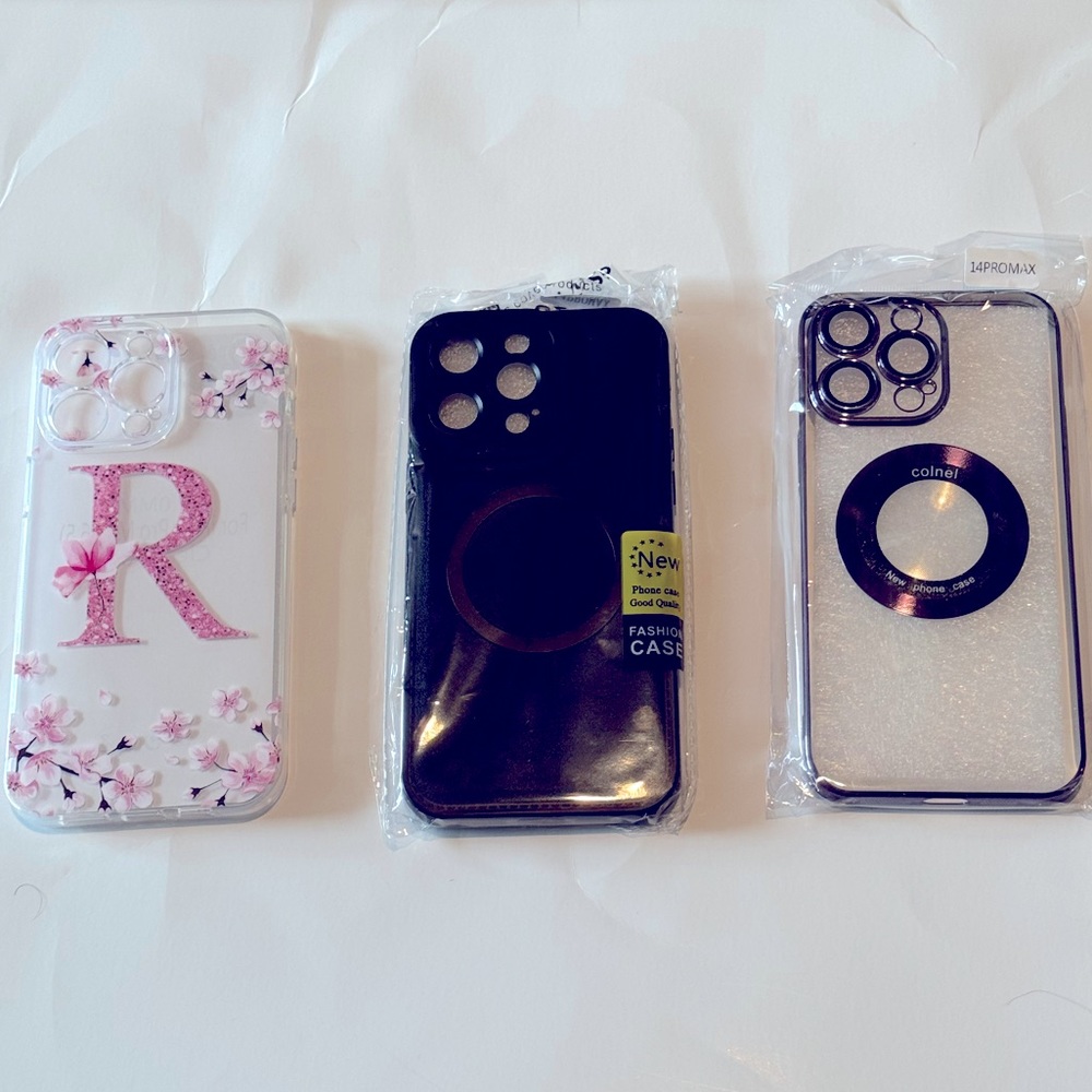 ‼️CLEARANCE‼️3pc iphone 14 Promax Sport Anti-drop Phone Case